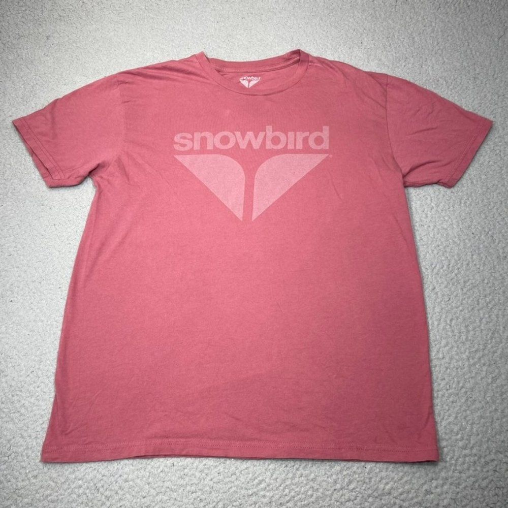 Men's Snowbird Red Short Sleeve Tee